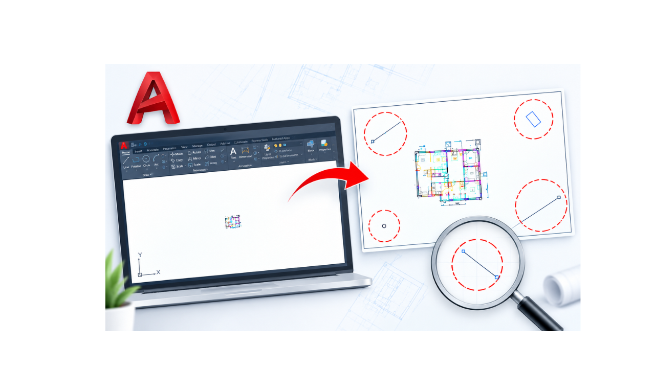 AutoCAD Zoom Extents Shows a Tiny Drawing? Find Stray Objects and Distant Geometry